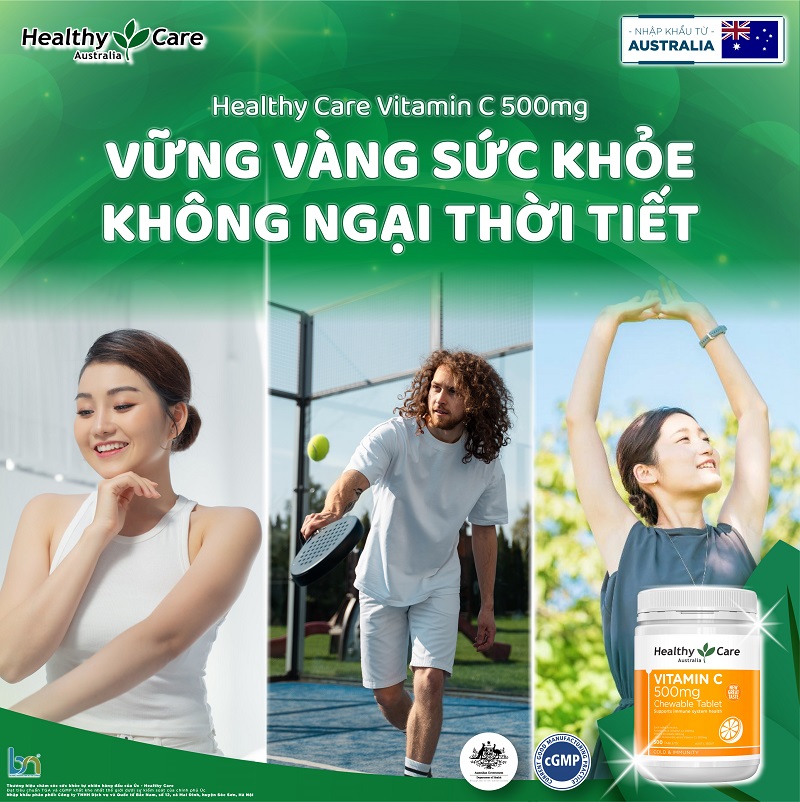 Không ngại thời tiết với viên uống vitamin C