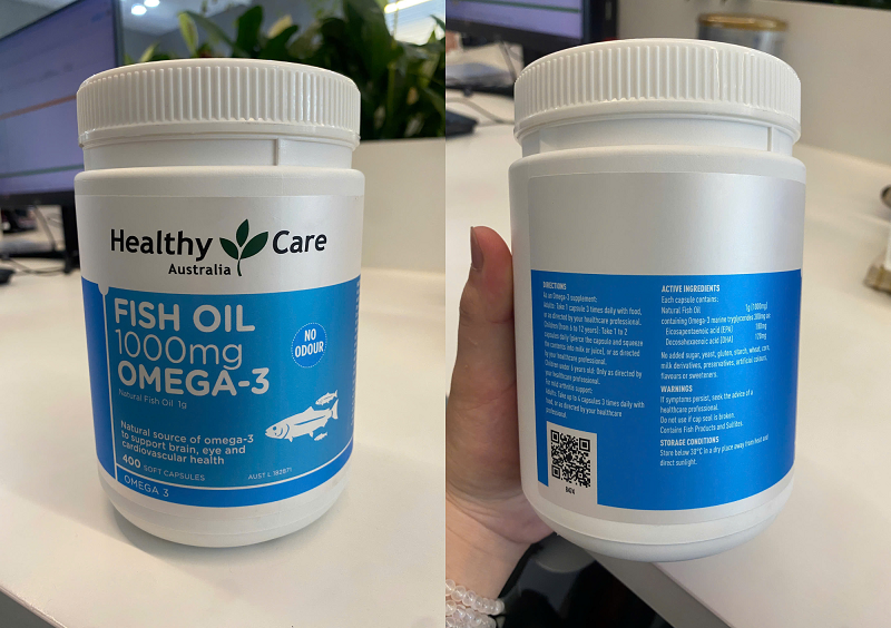 Sản phẩm viên uống Fish Oil Healthy Care Úc