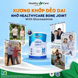 Tăng cường sức khỏe xương khớp với sữa bổ xương khớp HealthyCare