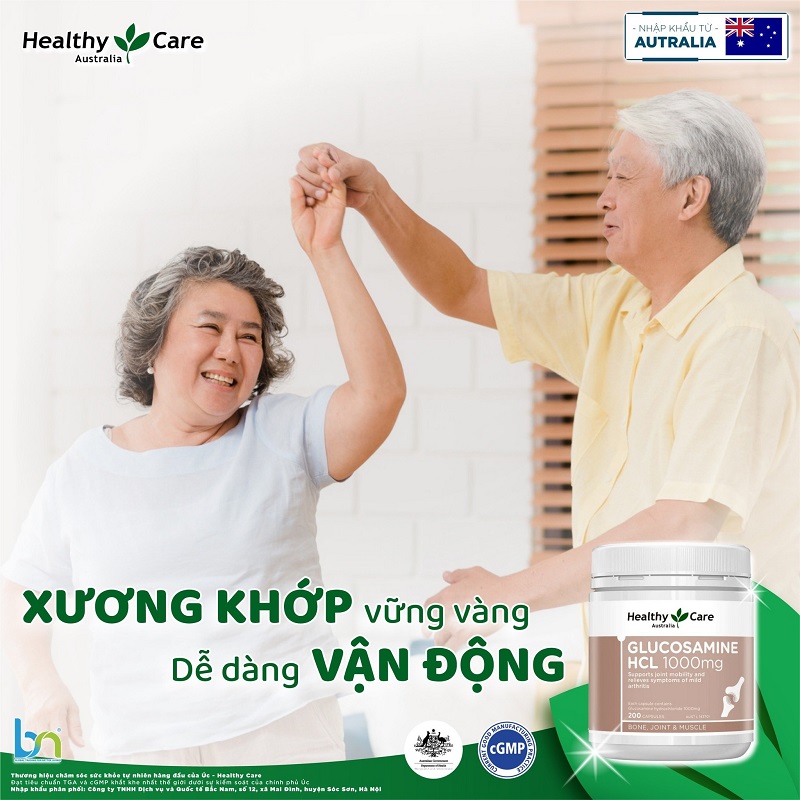 Viên uống xương khớp Glucosamine Healthy Care