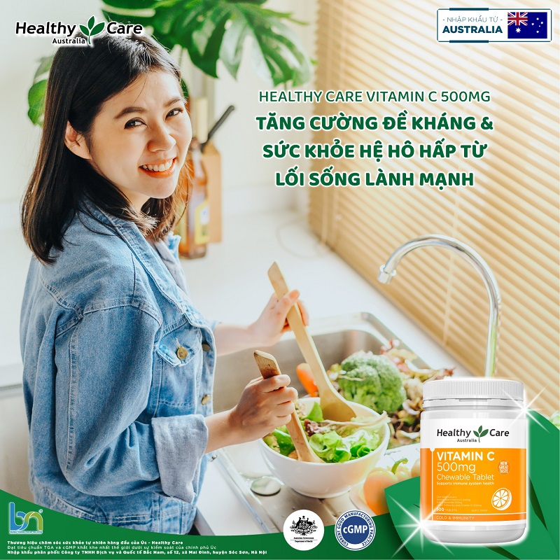 Viên uống Vitamin C cho ngày hè khỏe khoắn